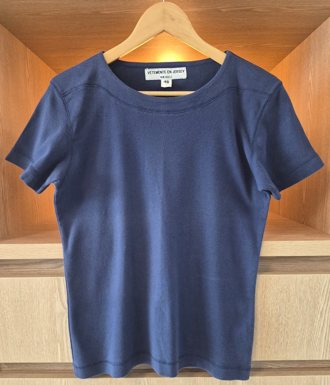 WIM NEELS PATTERN NAVY T-SHIRT (48) 상품이미지1