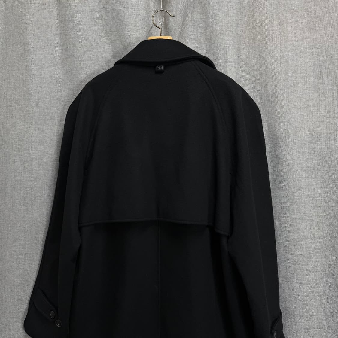 [XL] Non Blank 넌블랭크 울 캐시미어  발마칸 핸드메이드 코트 상품이미지5