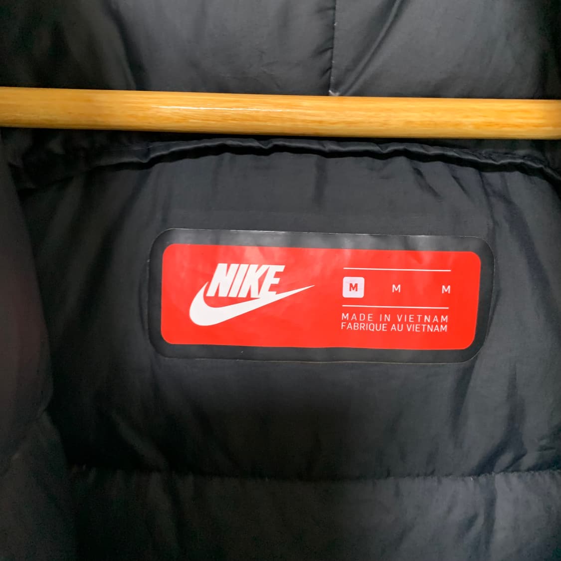 나이키 블랙 패딩 점퍼 후드 키즈 M 빈티지 여성  상품이미지4