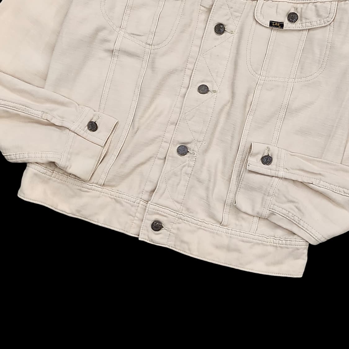 LEE 리 빈티지 베이지 코튼 트러커 자켓 상품이미지4