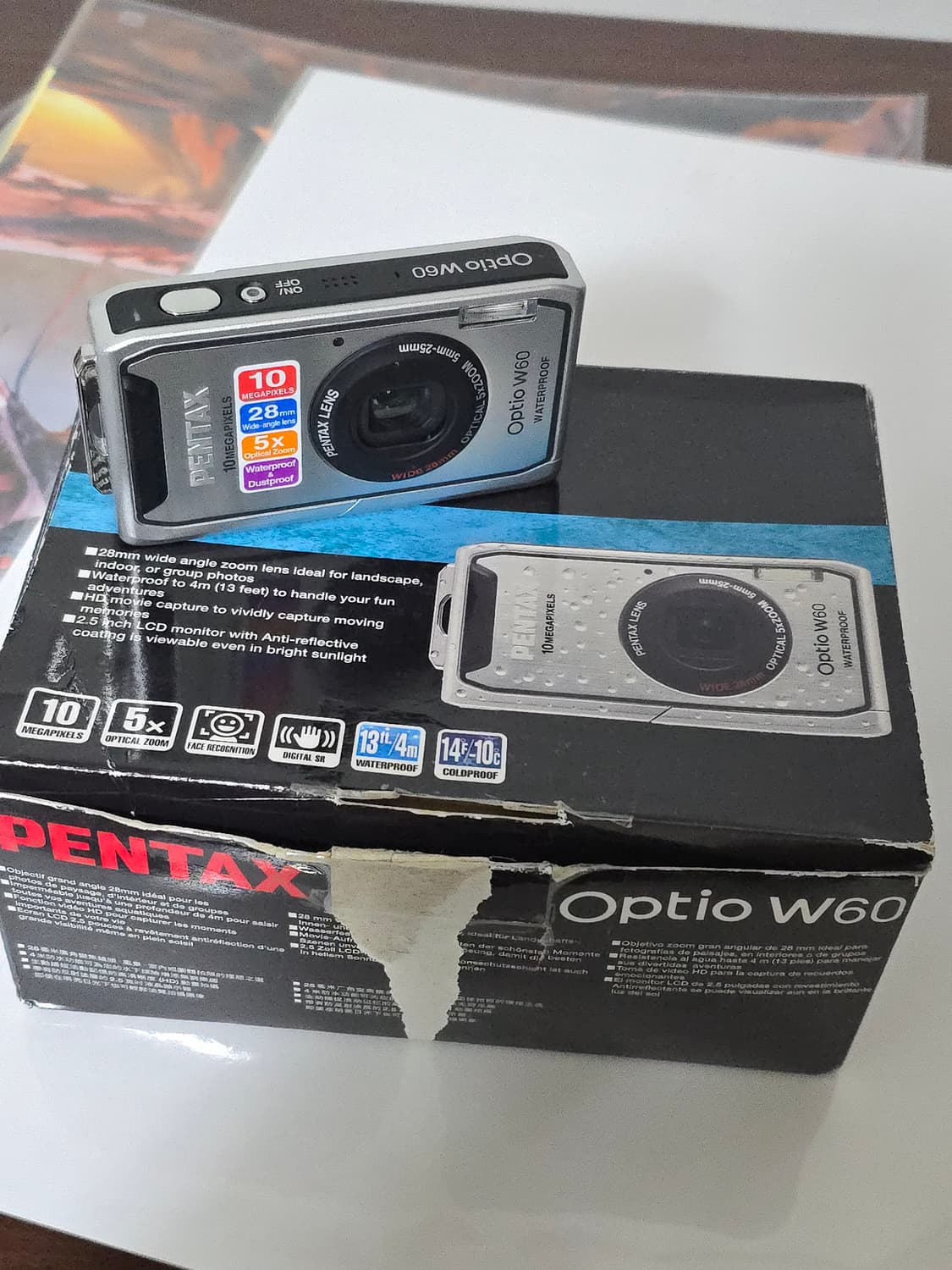 펜탁스 w60(박스포함) 상품이미지2