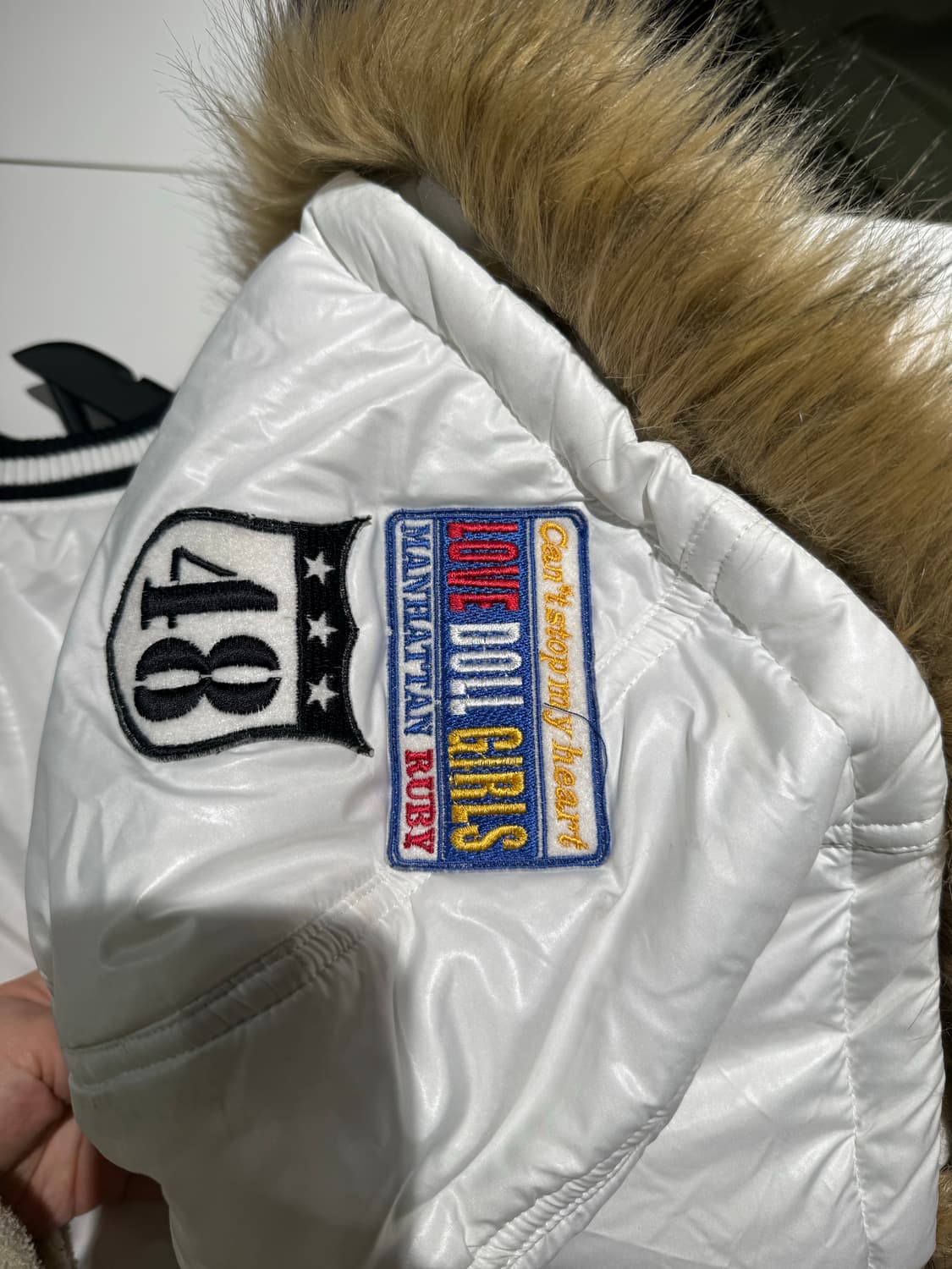 Liz lisa doll hood fur padding vest 상품이미지9