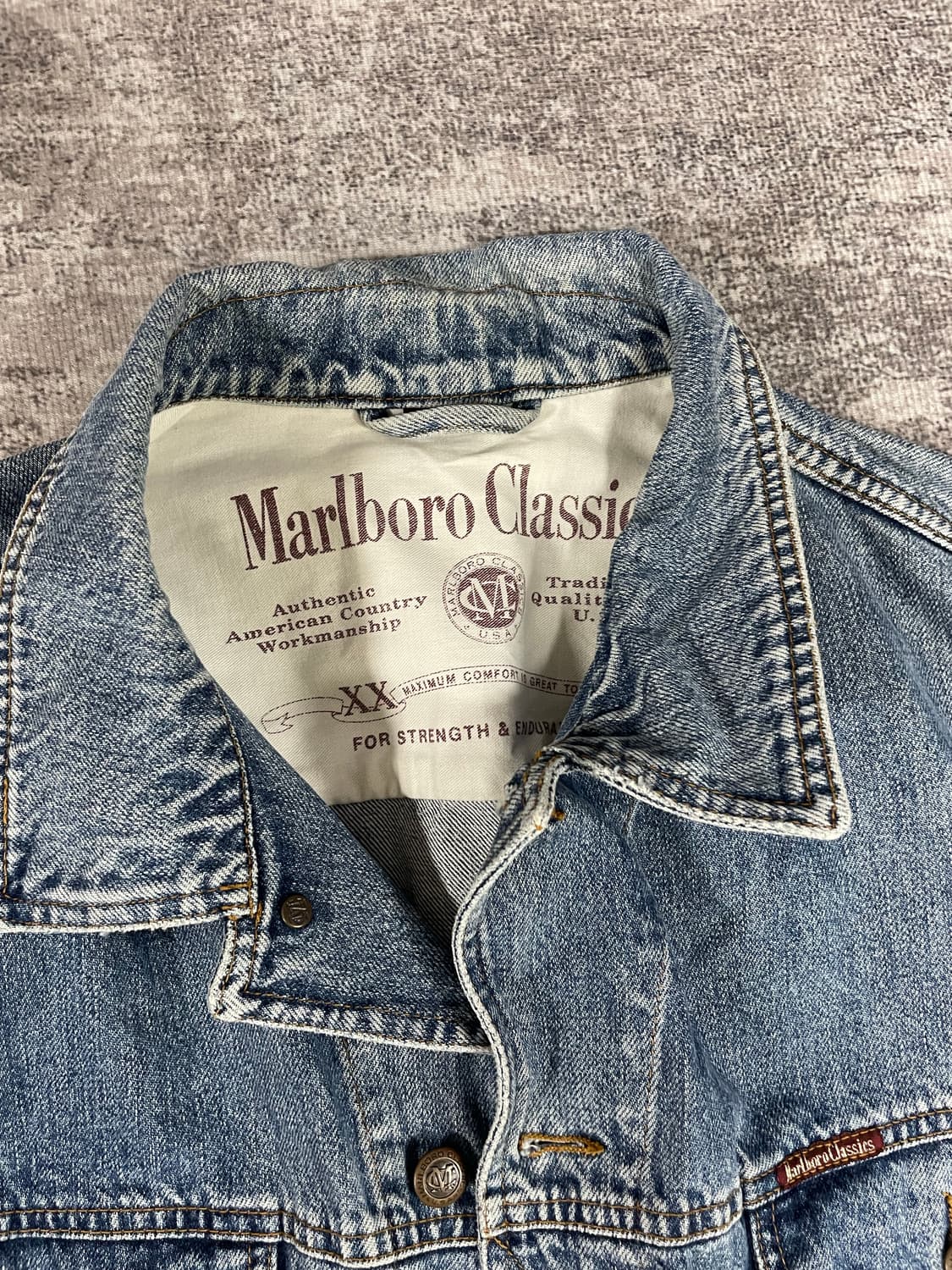 Italy vtg 말보로 클레식 트러커 상품이미지4