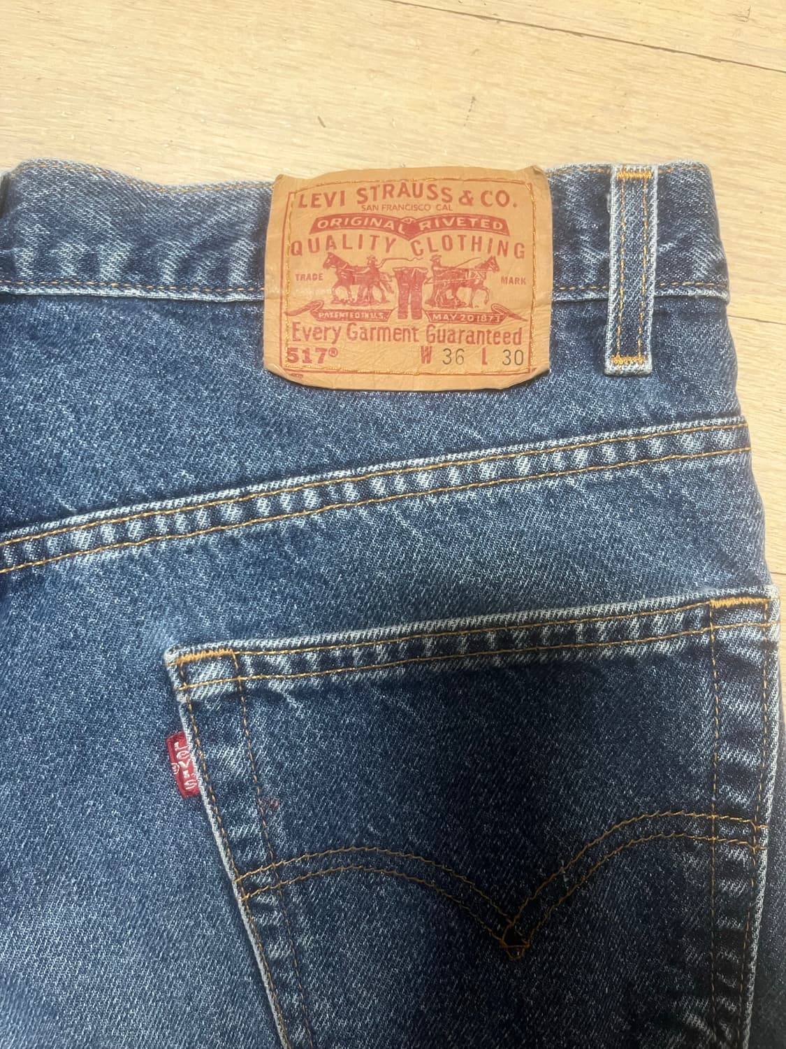 빈티지 리바이스 517 부츠컷 데님 (W36 L30) 상품이미지2