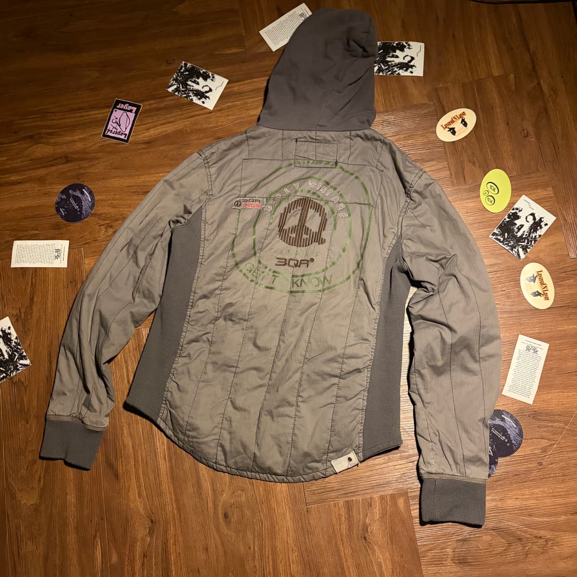 00s 3QR Military bold hoodie jacket 상품이미지6