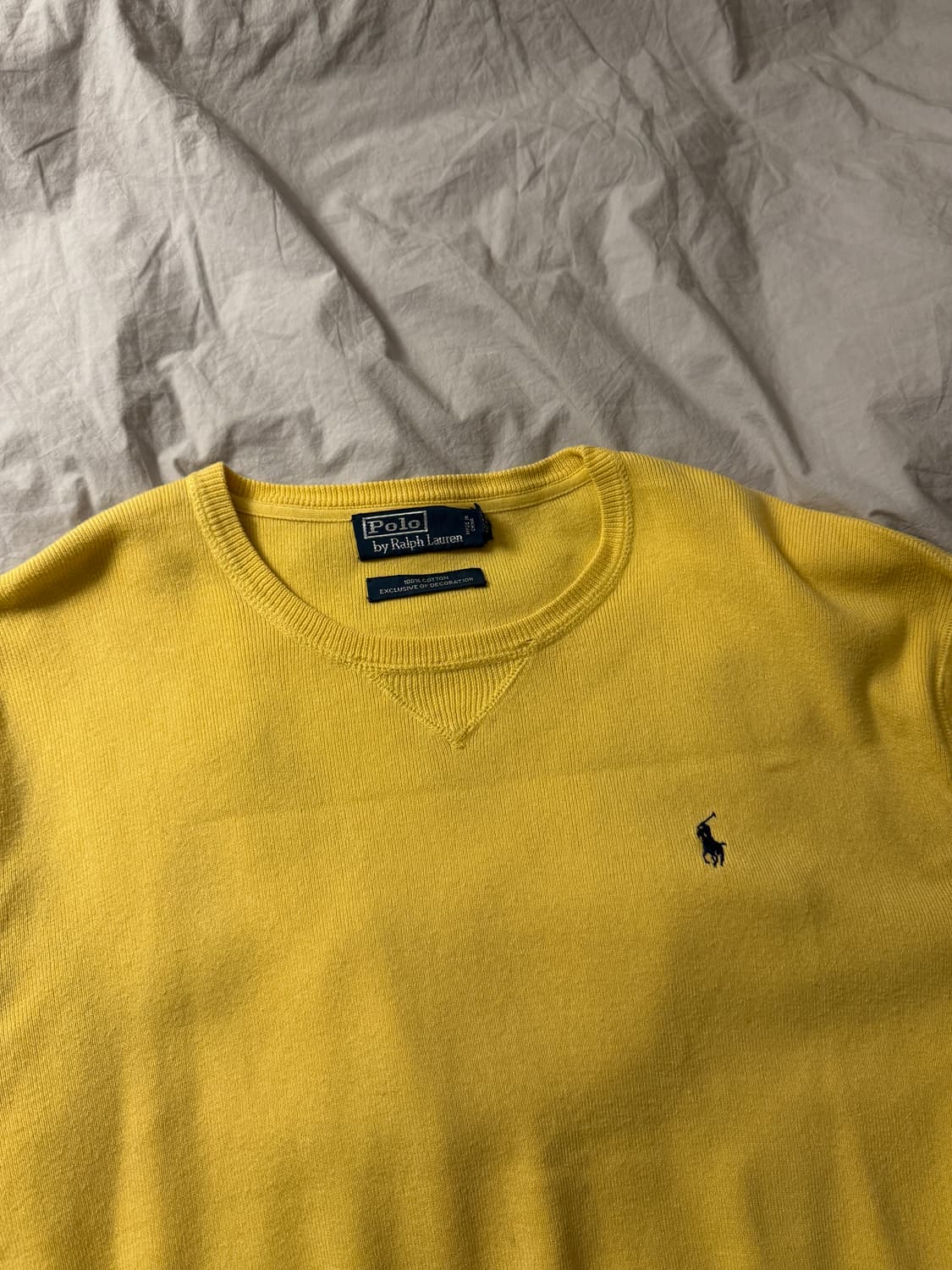 폴로 랄프로렌 연노랑 니트 상품이미지2