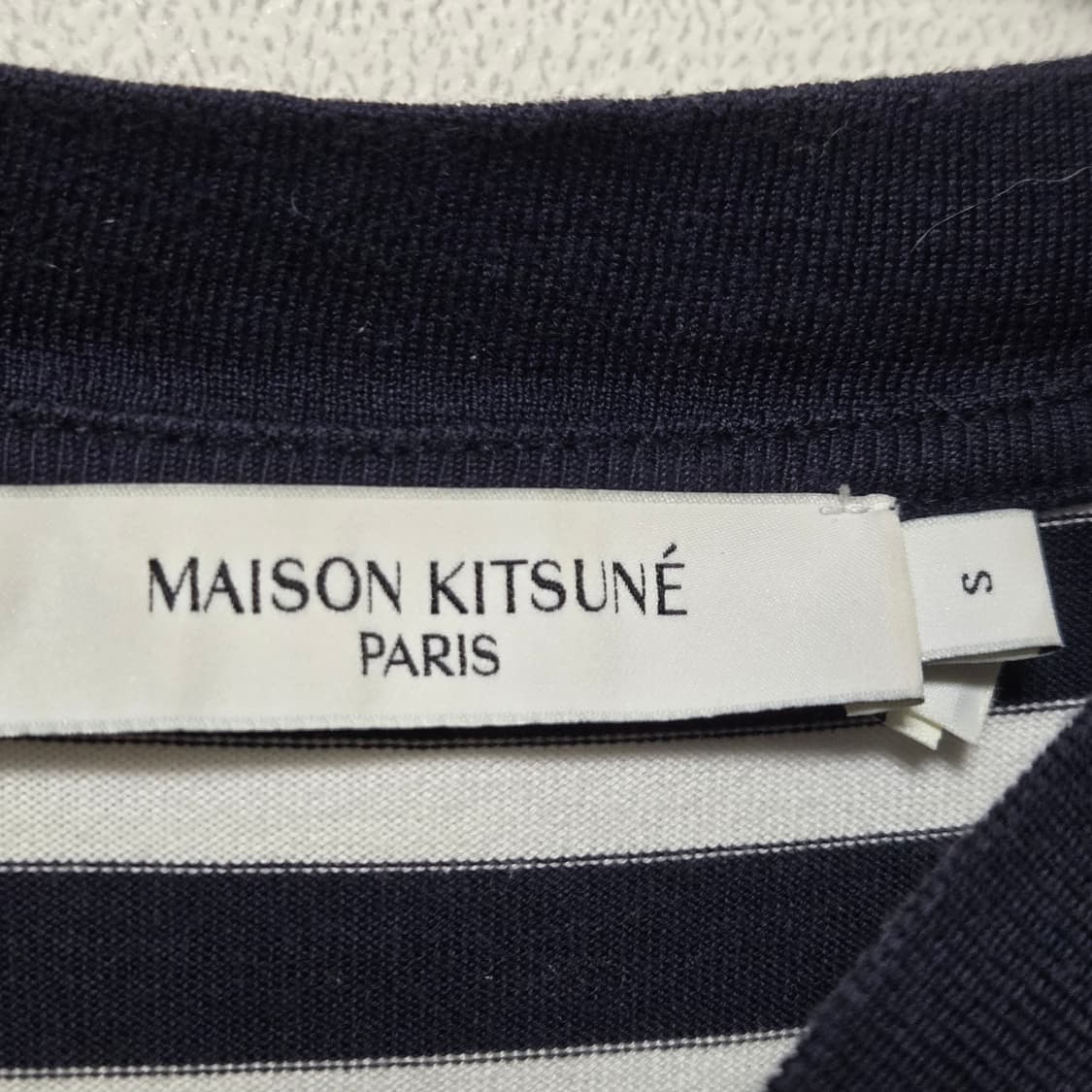 메종키츠네 스트라이프 티셔츠 / 여성 티셔츠 / 여성 긴팔티셔츠  상품이미지5