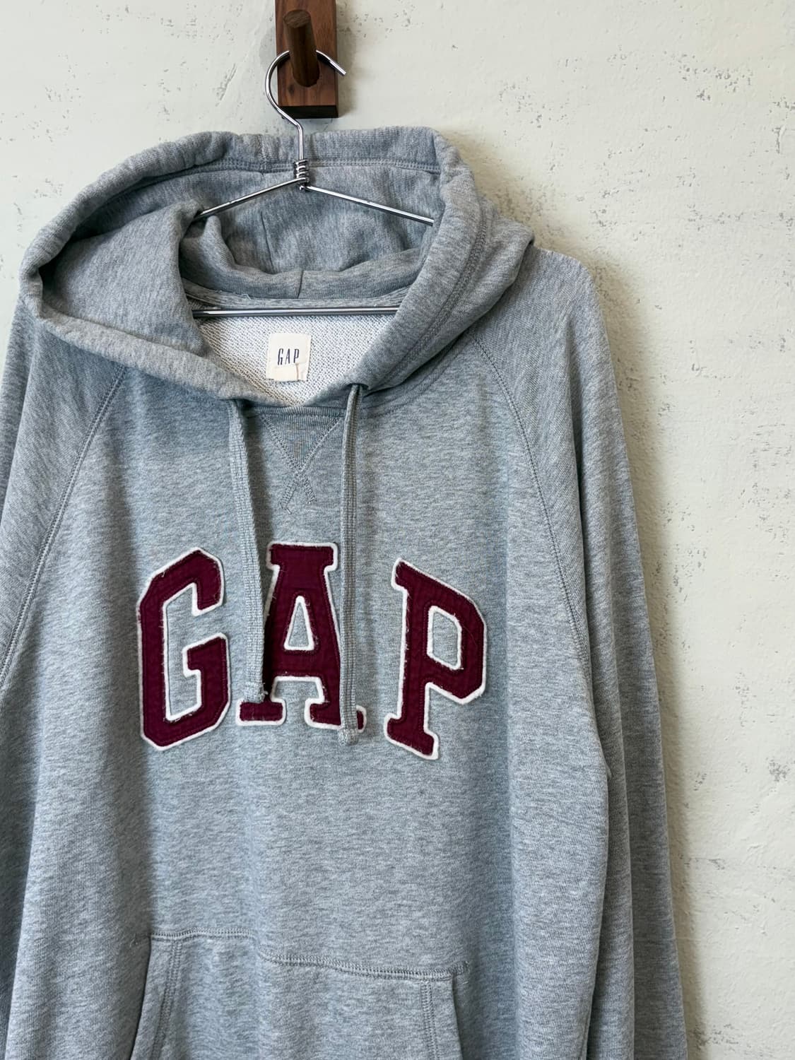 GAP 갭 로고 후드티 그레이 상품이미지2