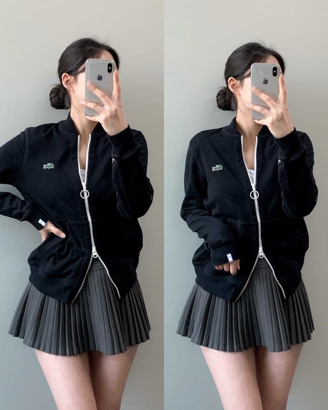 라코스테 코튼 집업 상품이미지1