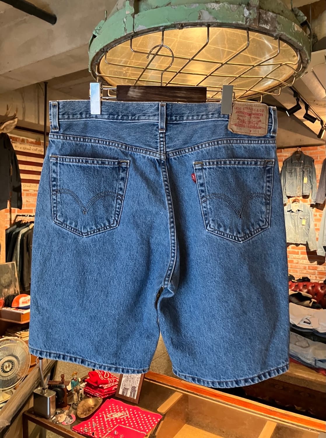 빈티지 리바이스 505 데님 쇼츠 하프 팬츠 상품이미지3