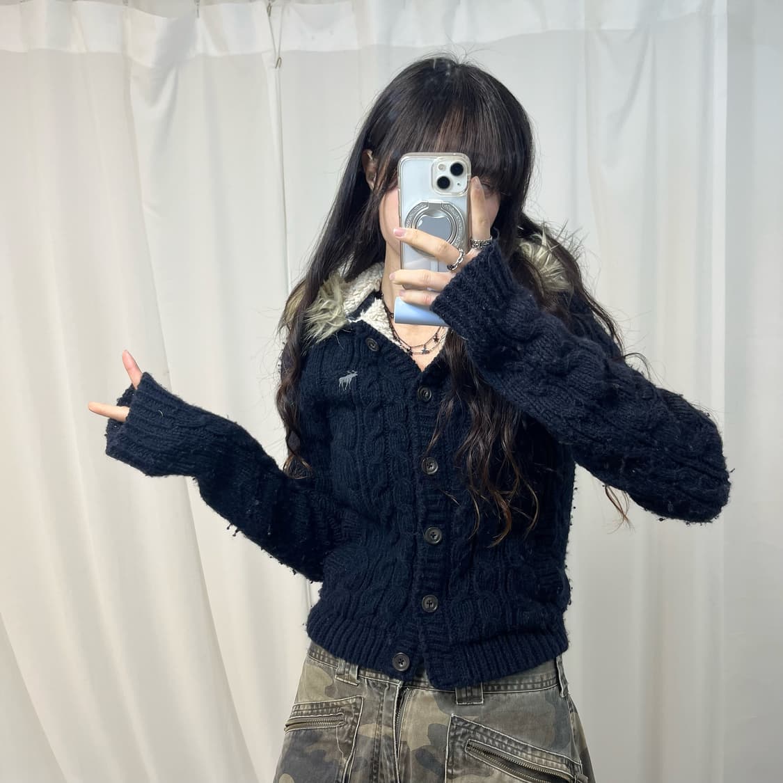 Abercrombie Wolf Jaw Knit Cardigan 상품이미지2