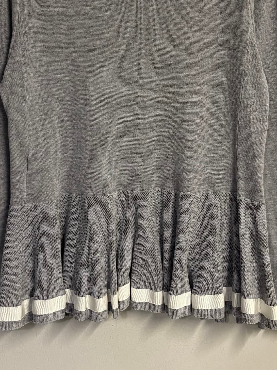 SACAI LUCK back panel cardigan grey 2 상품이미지6