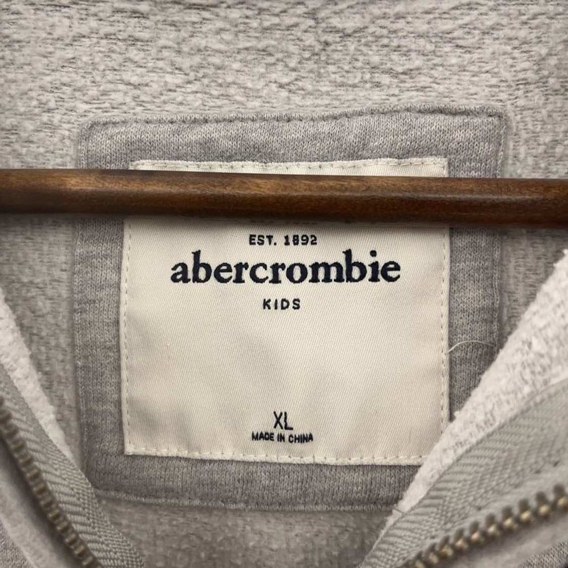 아베크롬비 빈티지 Y2K 00's 멜란지 기모 후드집업 XL C08203 상품이미지5