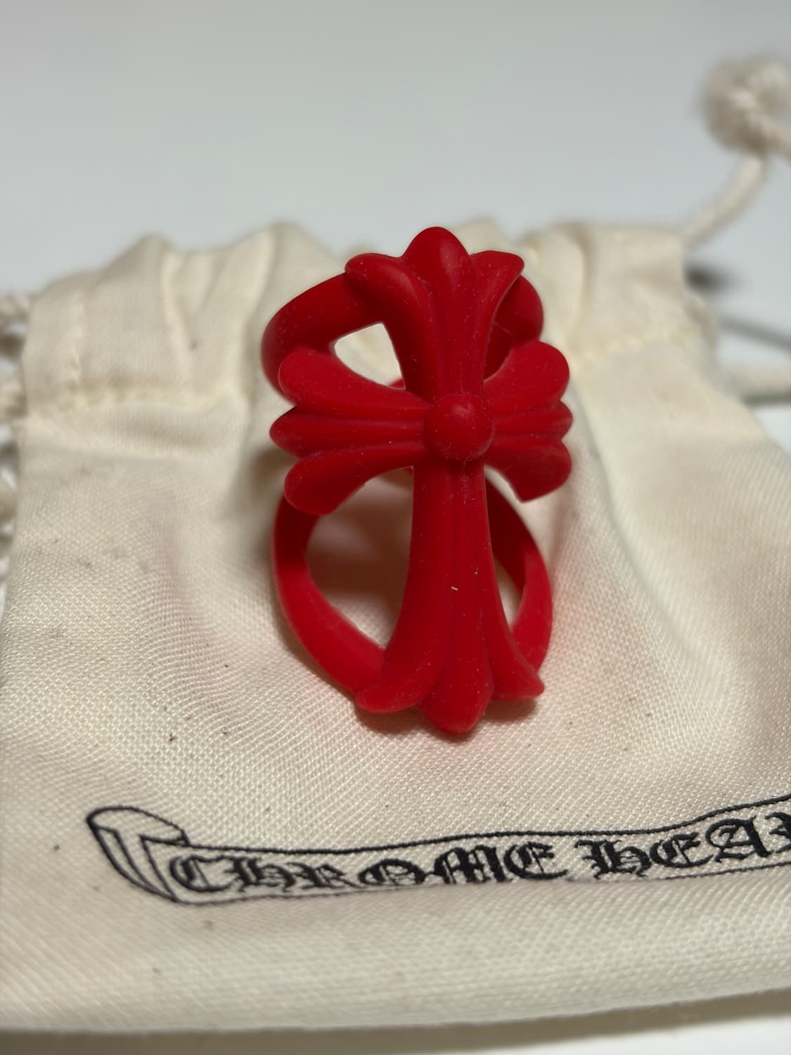 크롬하츠 실리콘 링 레드 M 상품이미지2