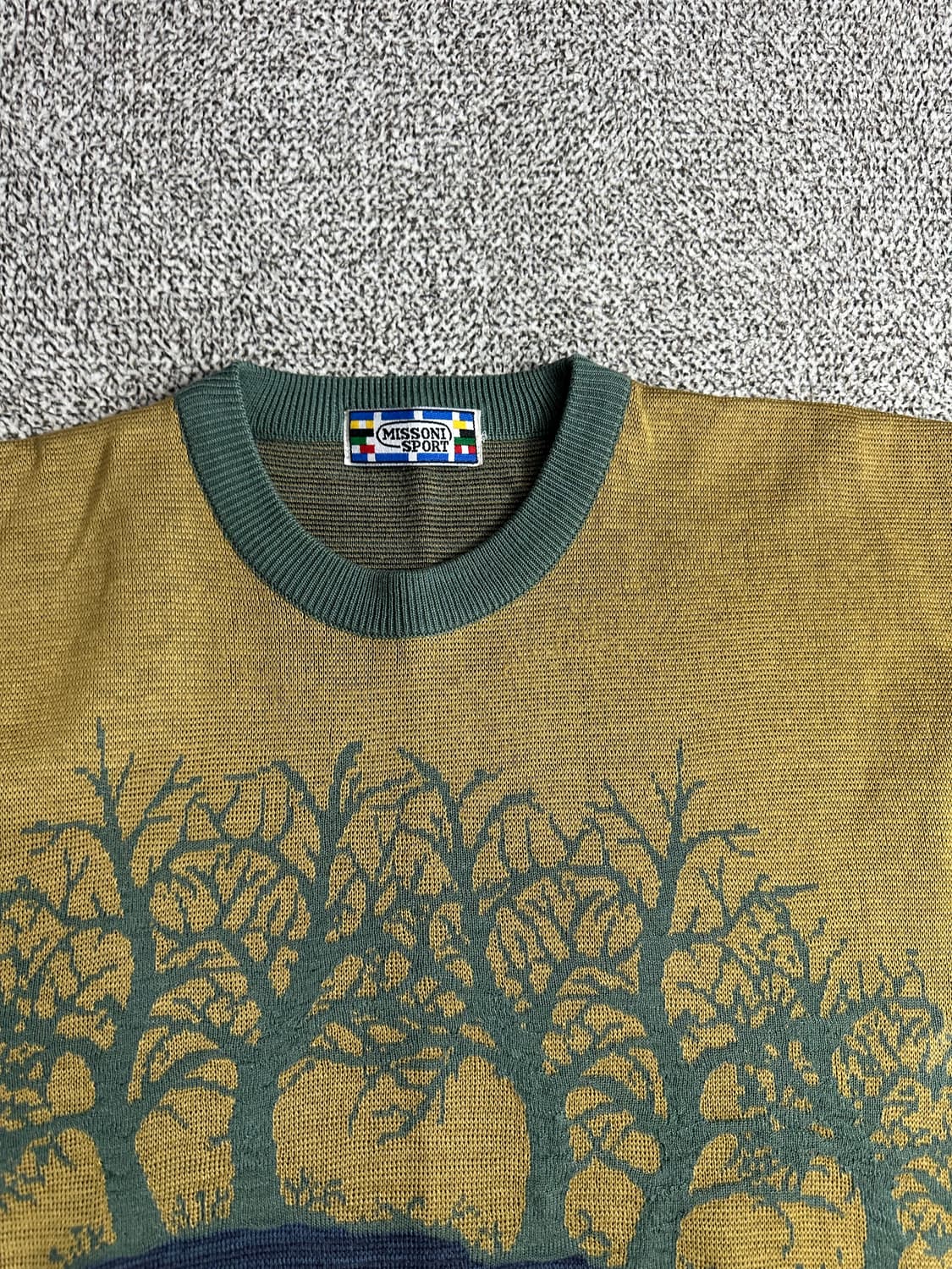 빈티지 미쏘니 스포츠 패턴 니트 상품이미지2