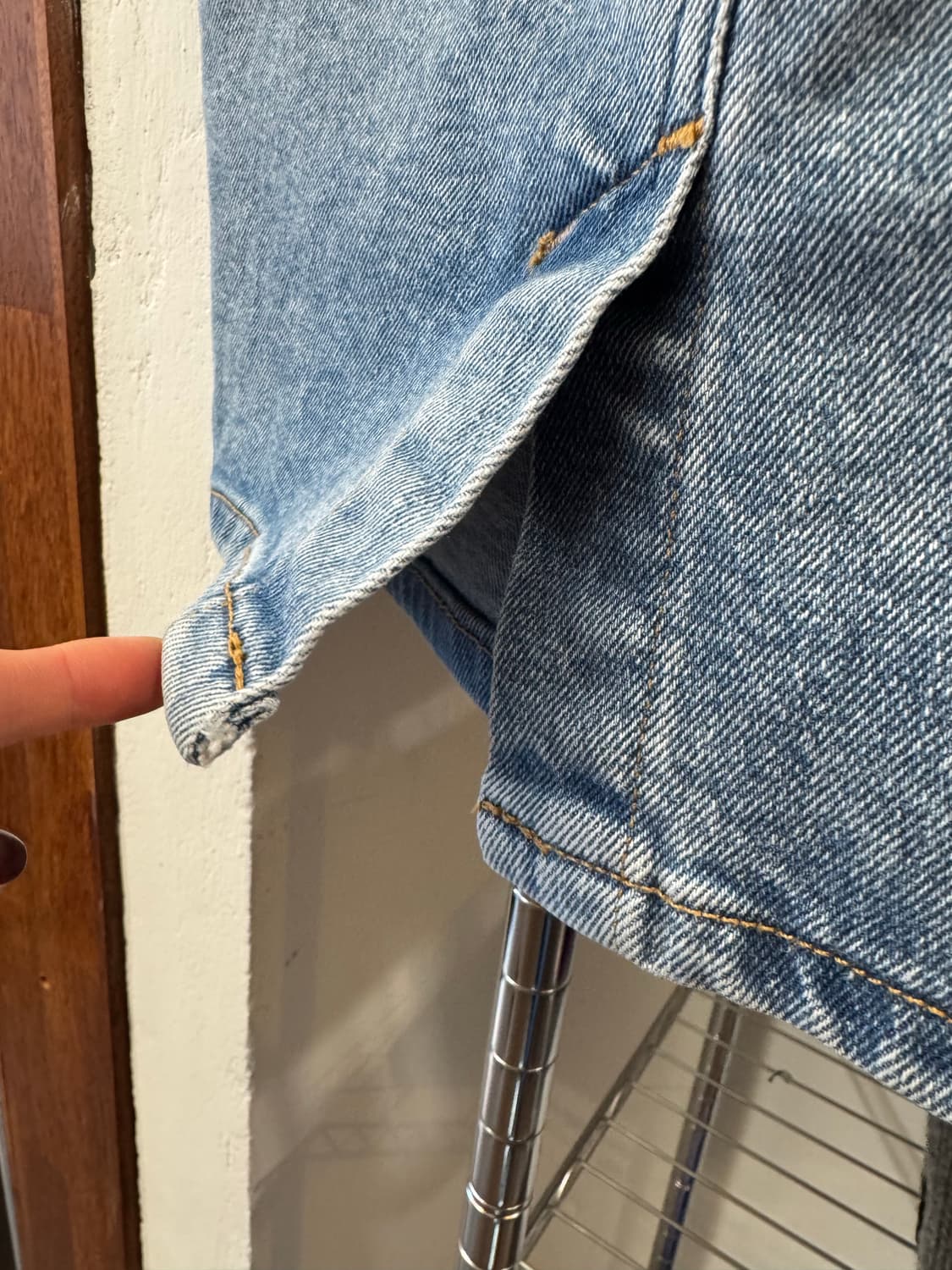 리바이스 데님 미디 스커트 상품이미지6