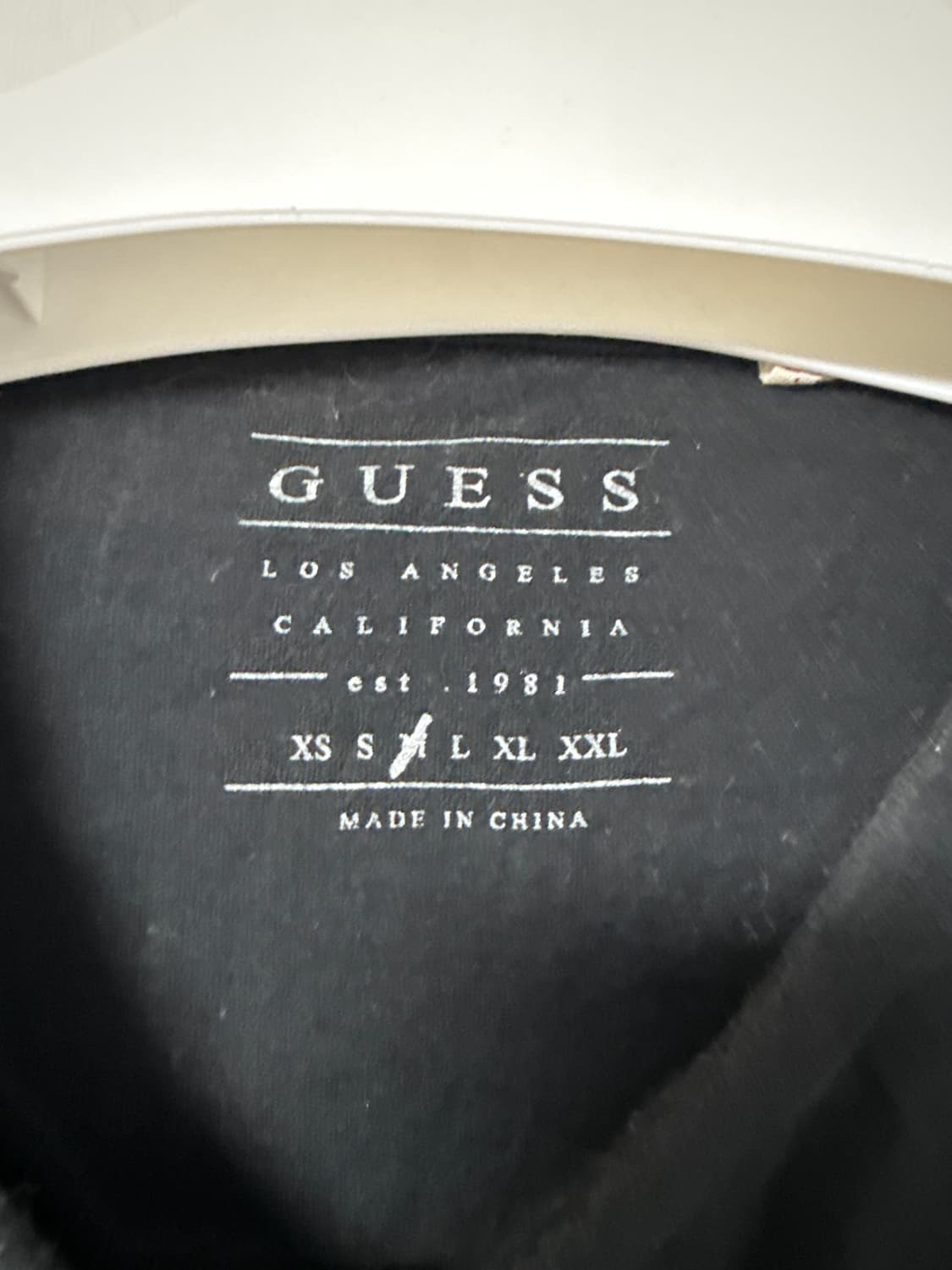 14ss Guess 히스테릭글래머맛 넘버 81 로고 반팔티 상품이미지5