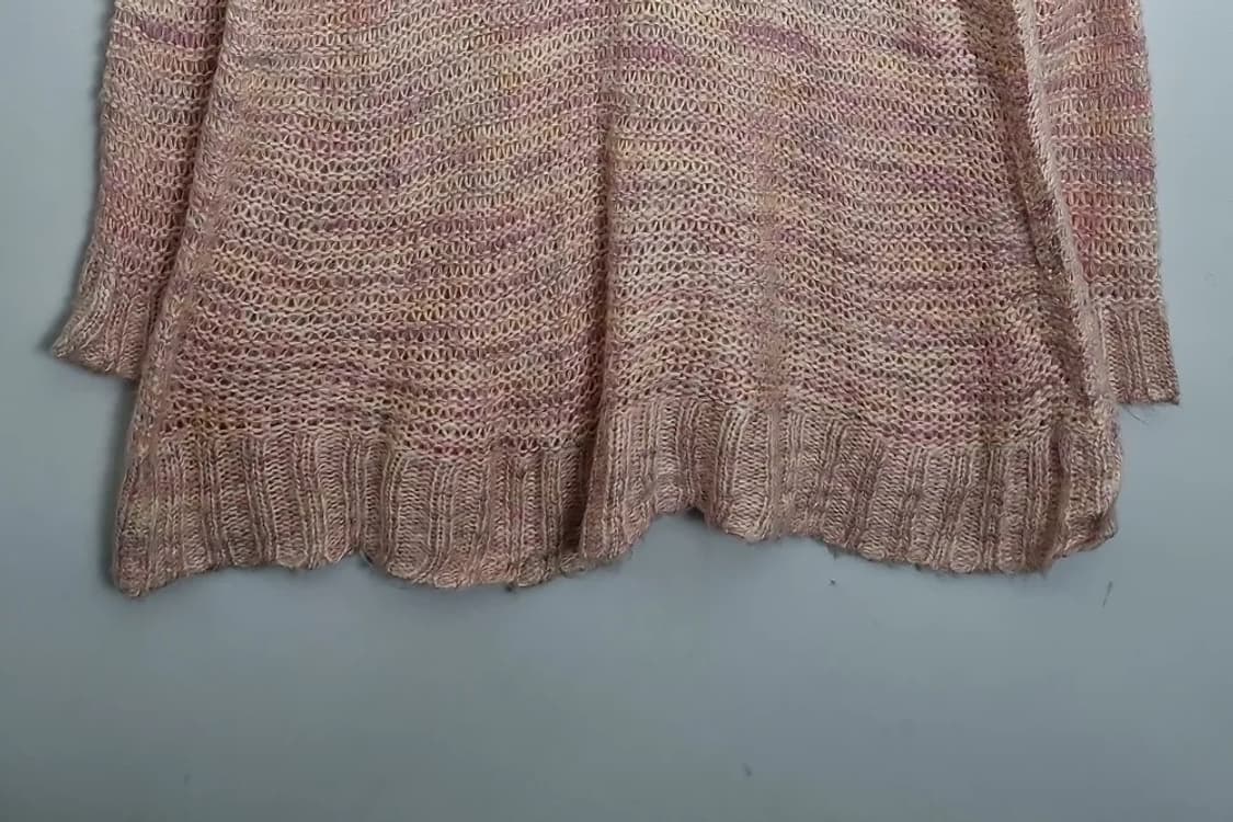 amy ♥ fam 라이트 핑크 롱니트  상품이미지5