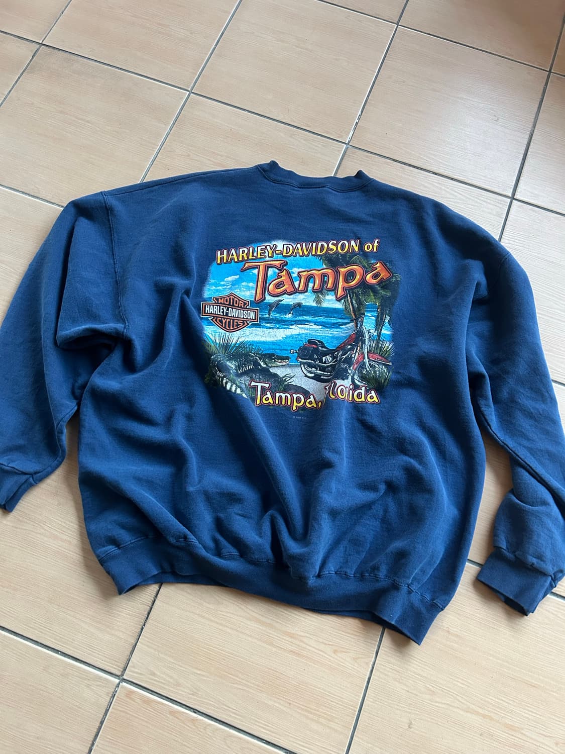 빈티지 할리데이비슨 스웻셔츠 XXL 상품이미지1