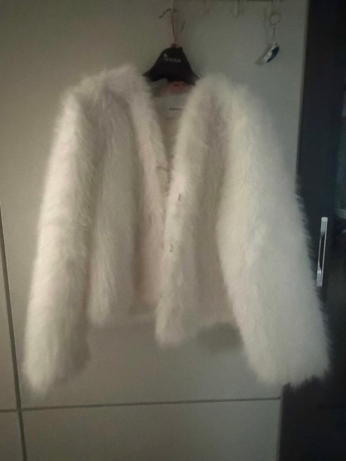 아이보리 퍼자켓 상품이미지1