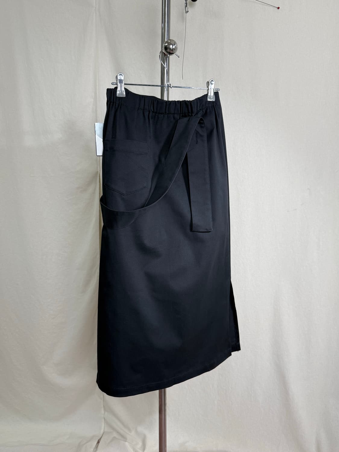 (새상품) Qtume 서스펜더 스트레이트 스커트 상품이미지7