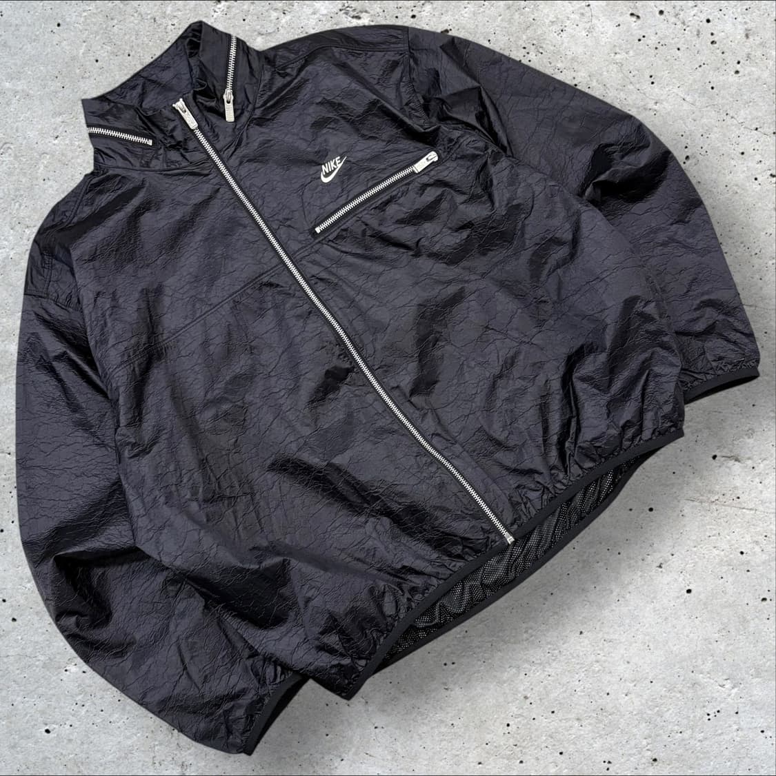 [M] 나이키 서카 라인드 블랙 바람막이 자켓 B589 상품이미지1