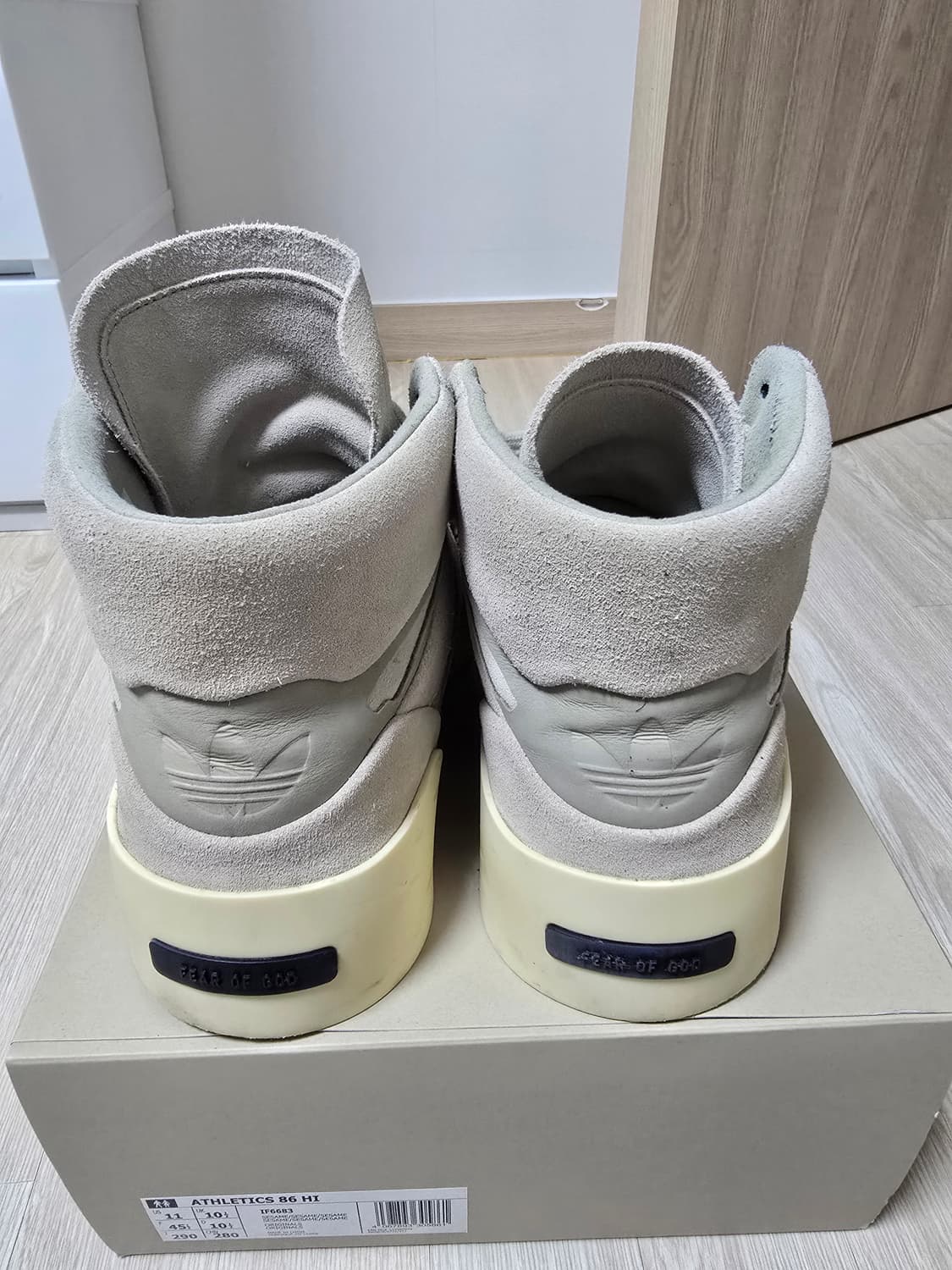 아디다스 x 피어 오브 갓 애슬레틱스 86 하이 세서미
- 290 상품이미지4