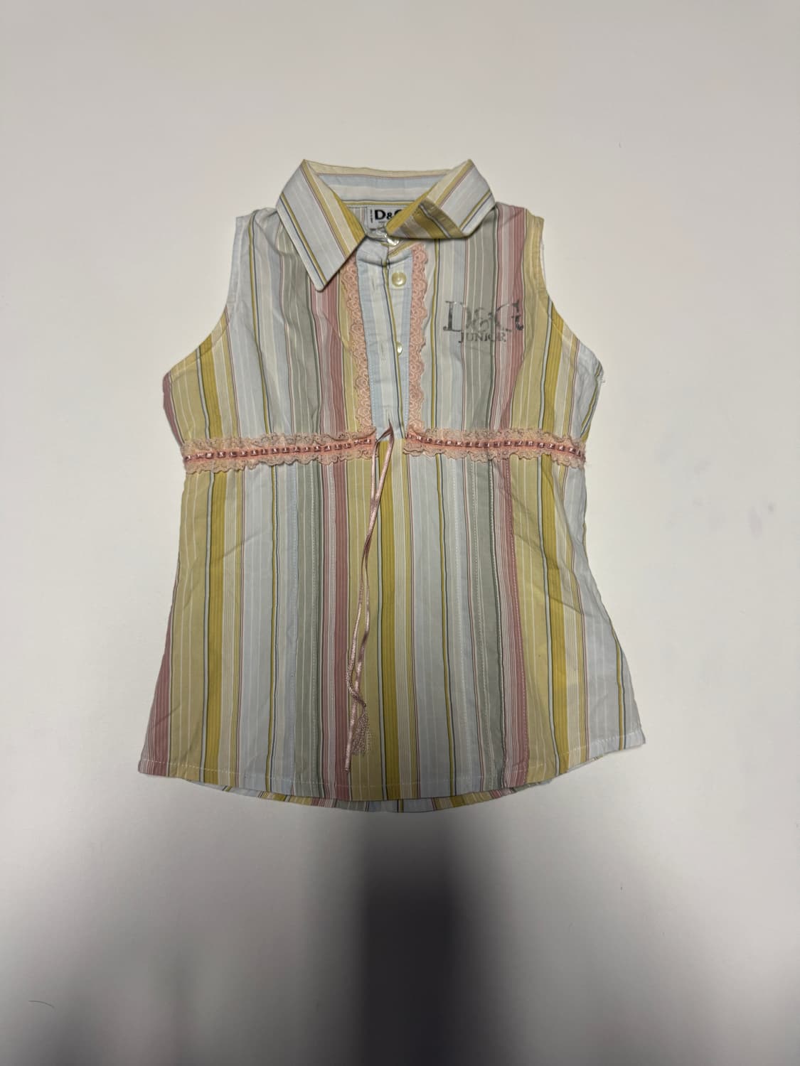 정품!! 돌체앤가바나 키즈 스트라이프 셔츠 128 상품이미지1