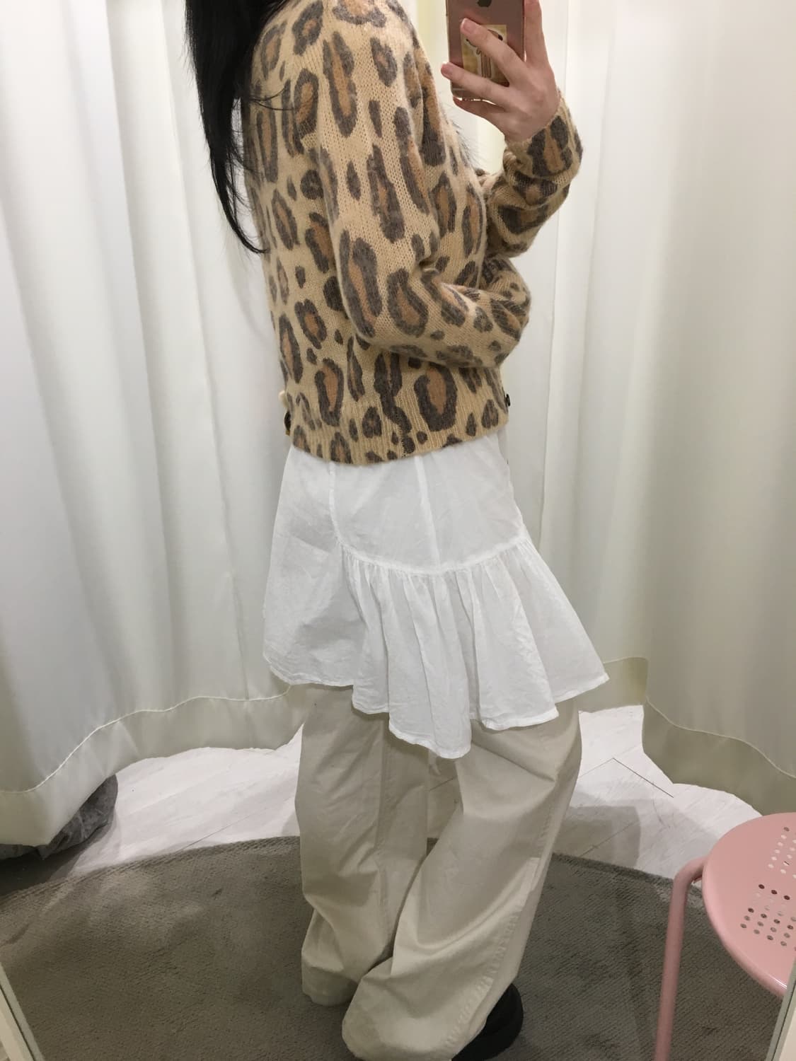 랄프로렌 로우라이즈 와이드 팬츠 상품이미지3