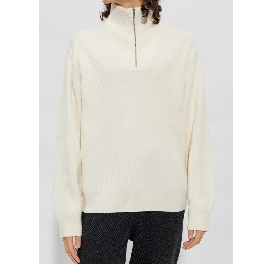 띠어리 라마 쿼터넥 니트 상품이미지10