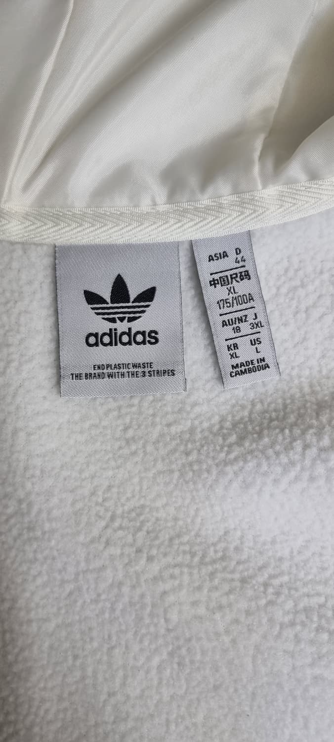 아디다스 플리스 트랙 후드 자켓 XL _ 여성 상품이미지9
