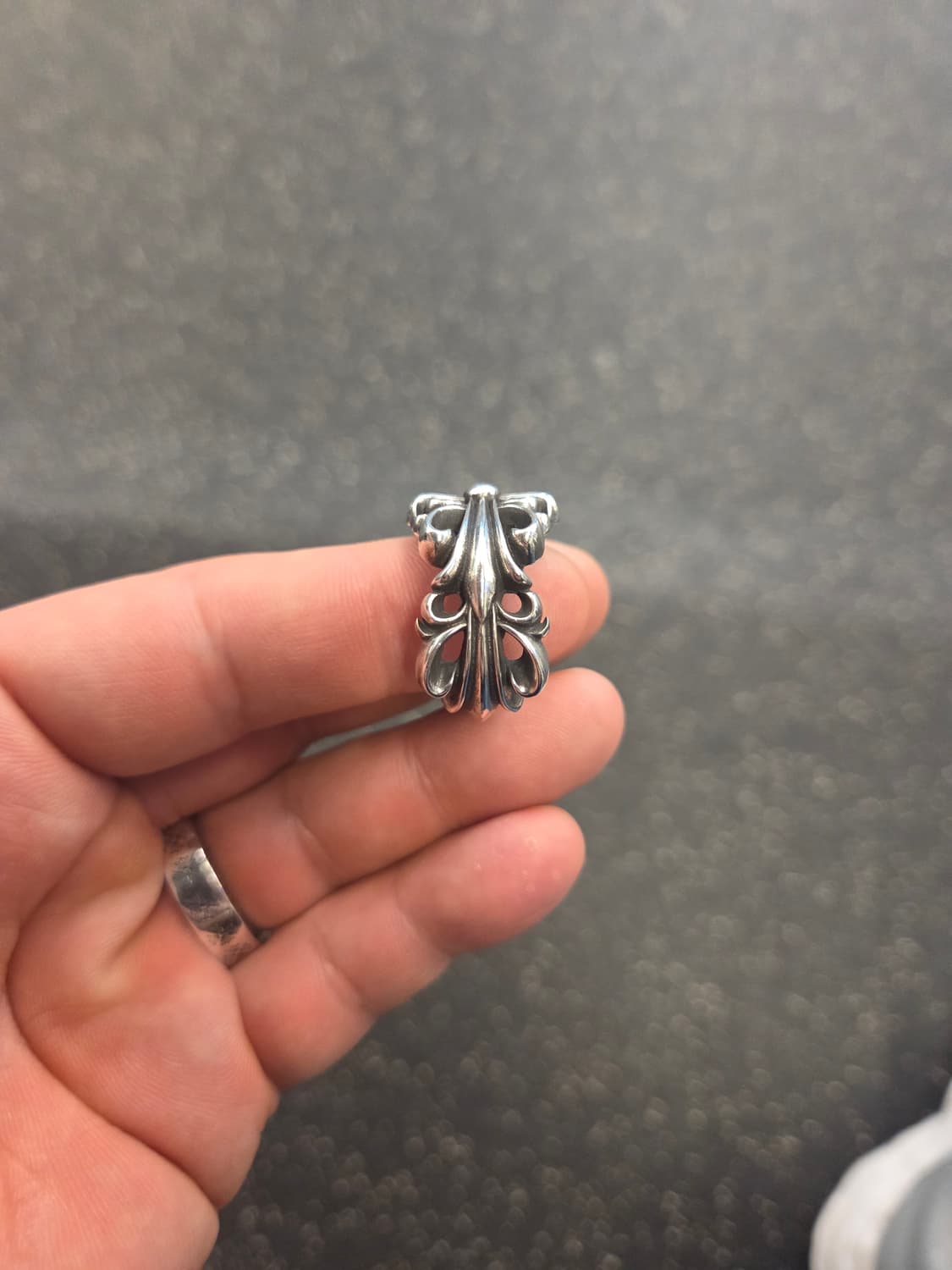 정품 크롬하츠 더블 플로랄링 상품이미지4