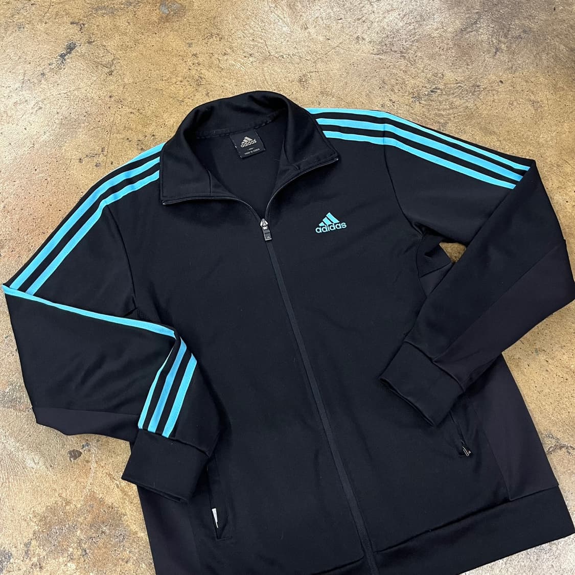 아디다스 블랙 하늘 검하 져지 트랙탑 100 상품이미지1