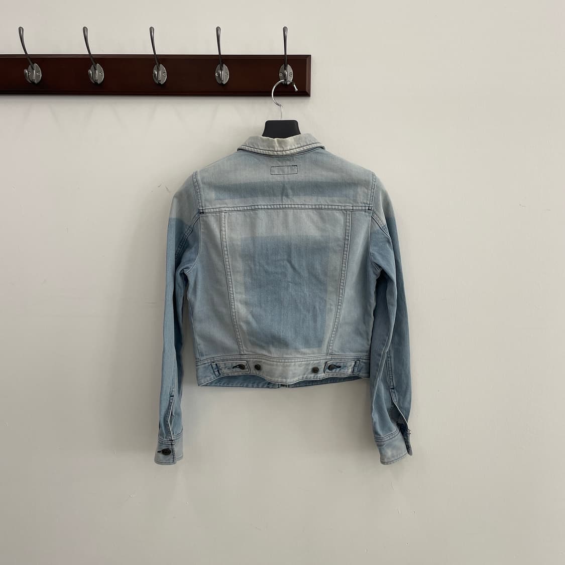 W 디젤 라이트 블루 데님 크롭 집업 자켓 상품이미지2