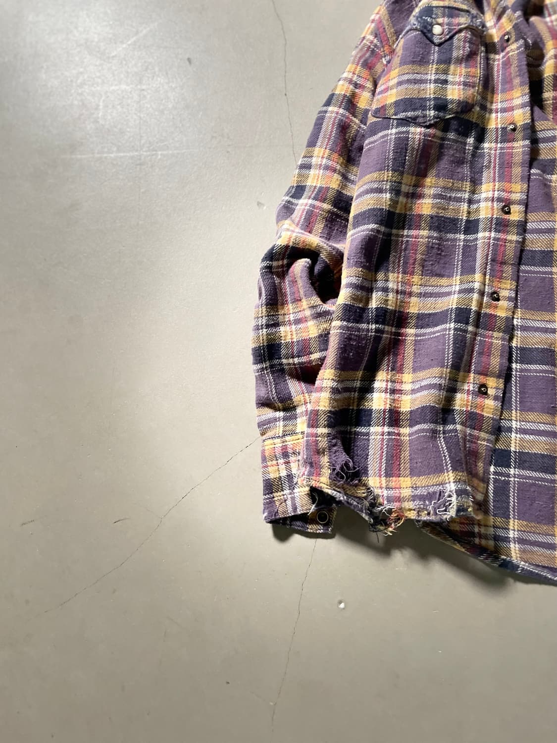 EDiFice japan Damage Check Shirt 상품이미지4