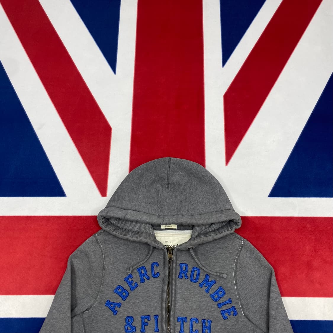 아베크롬비 아치로고 후드집업 M  상품이미지2