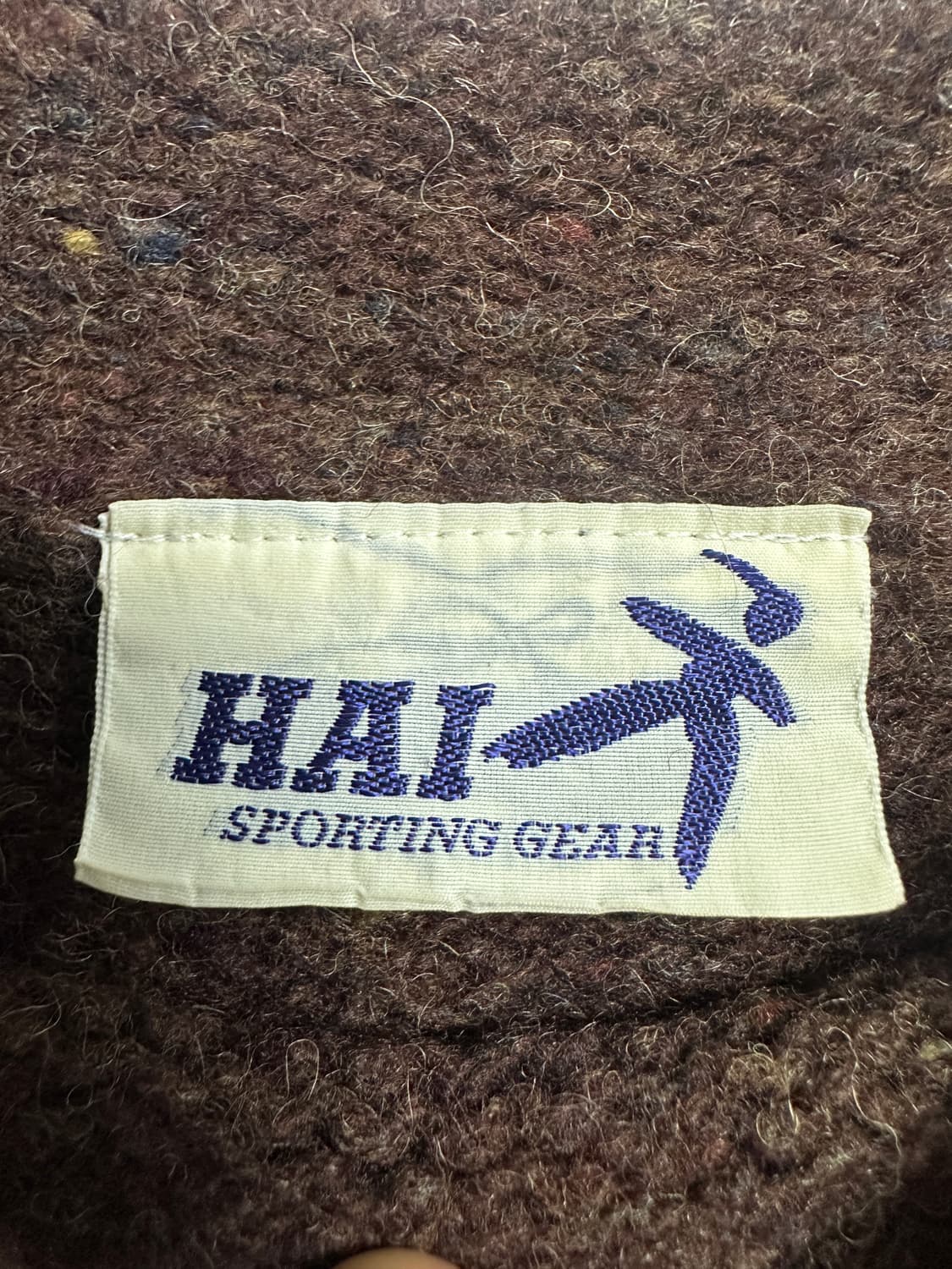 이세이 미야케 80s HAI SPORTING GEAR 빅로고 니트 상품이미지3