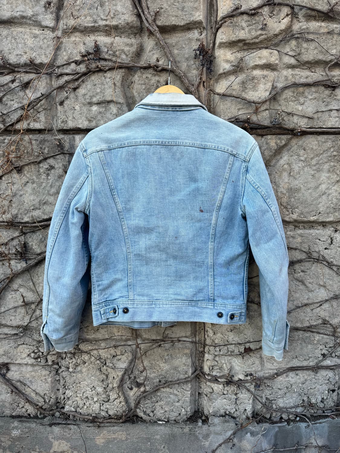 70s lee 빈티지 스톰라이더 하드페이딩 데님 웨스턴 자켓 상품이미지2