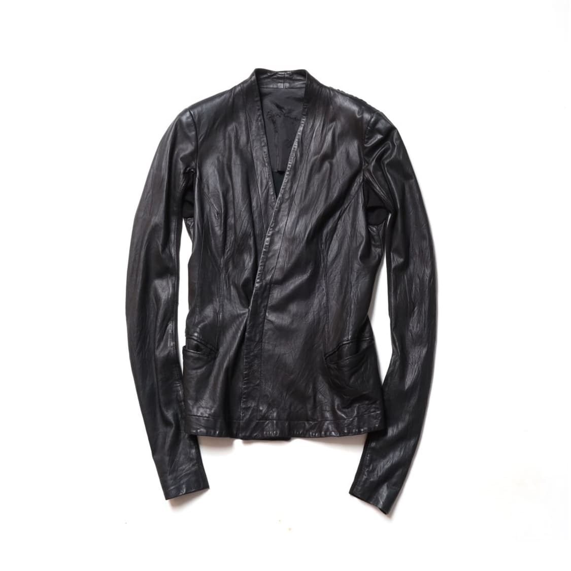 릭오웬스 Rick Owens Lambskin Wrap Up Jacket  상품이미지1