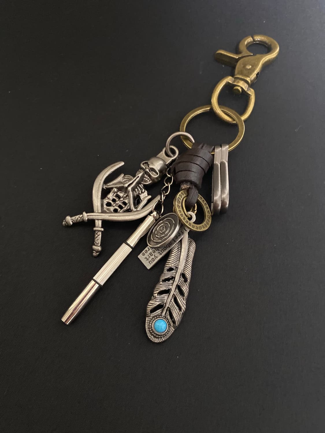 빈티지 펑크무드 스컬키링 상품이미지4