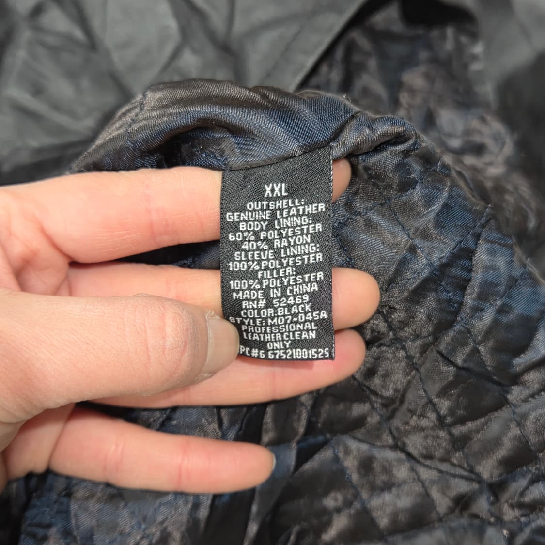 빈티지 레더 봄버자켓 s09153 상품이미지6