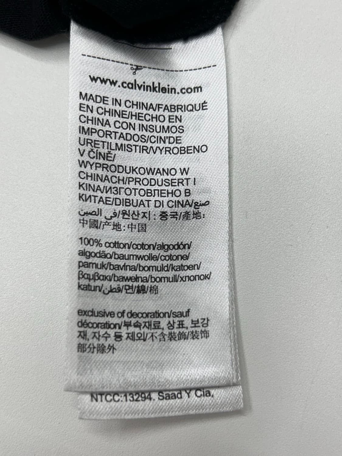 캘빈 우먼 큐빅로고 반팔 상품이미지4