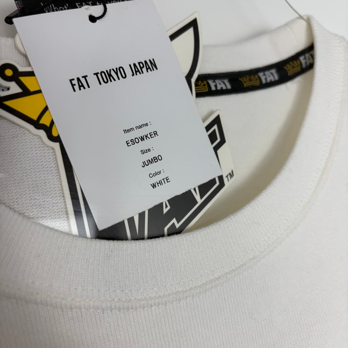 데드스탁 fat tokyo 해비 코튼 반팔 티셔츠 상품이미지3