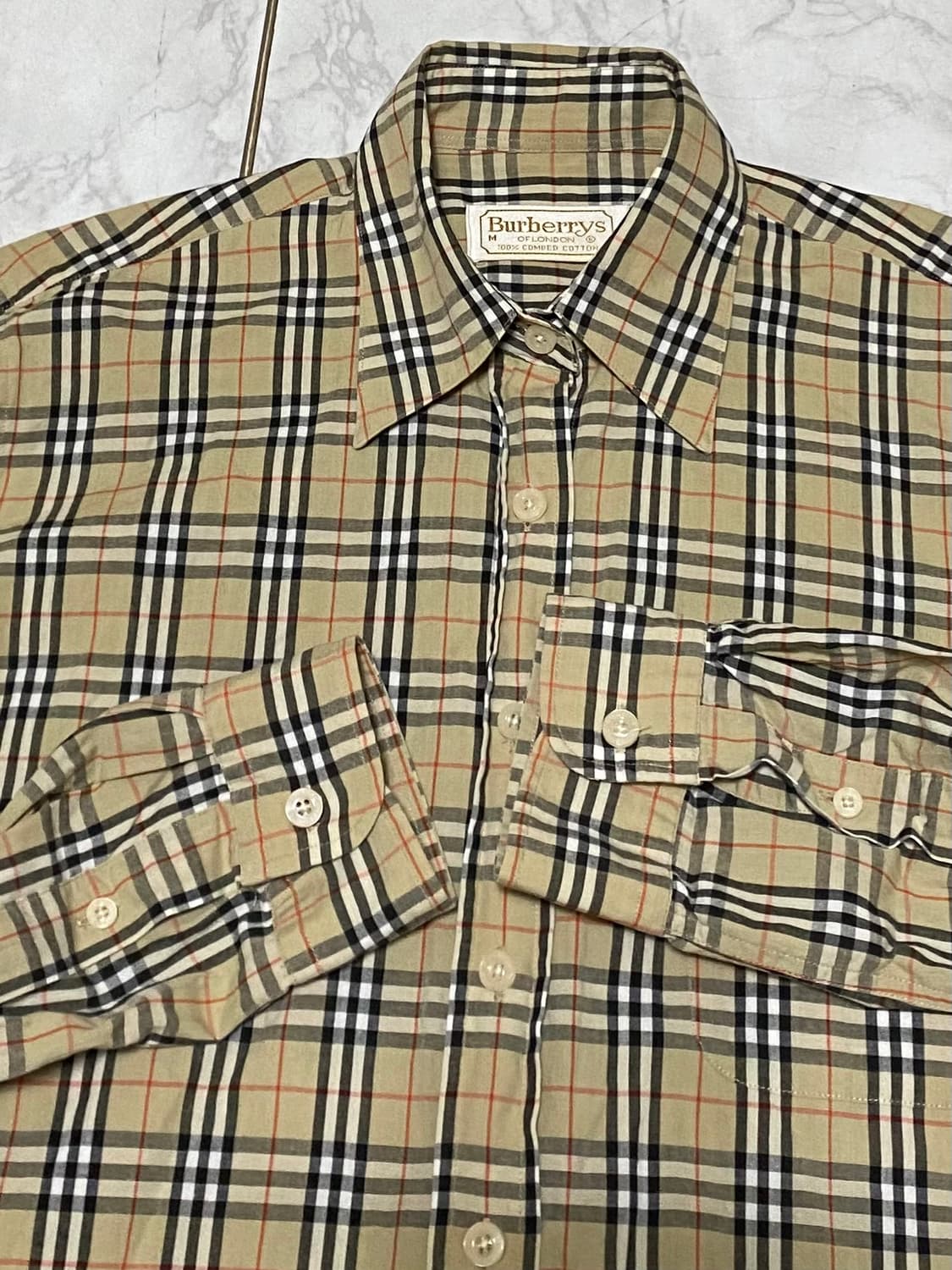 버버리 여성 체크 셔츠 사이즈 여성95 상품이미지3