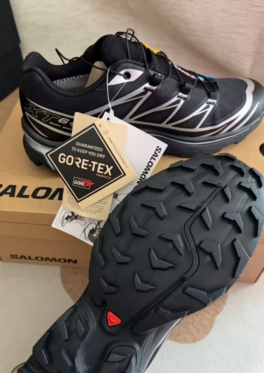 살로몬 XT-6 고어텍스 블랙 실버 그레이 285MM
 상품이미지2