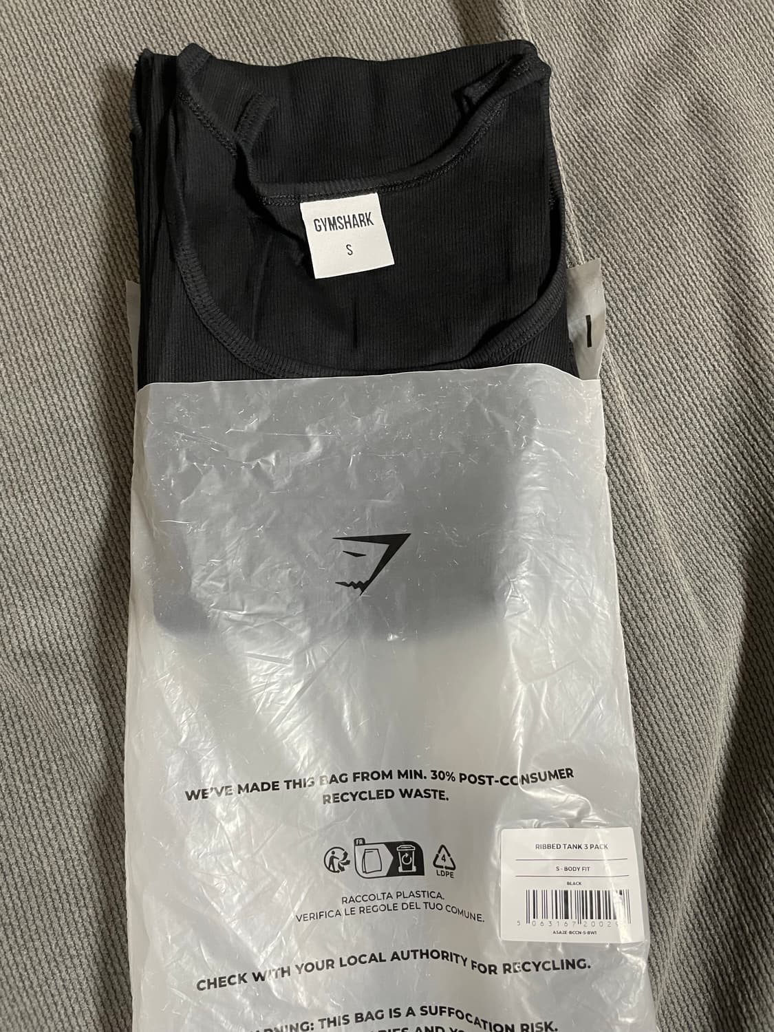 짐샤크 RIBBED TANK 3 PACK 탱크탑 나시 상품이미지5