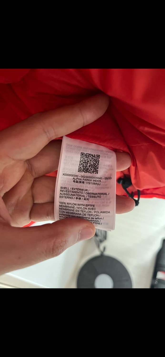 아크테릭스 알파 파카 남성 Dynasty LG 새상품 상품이미지3