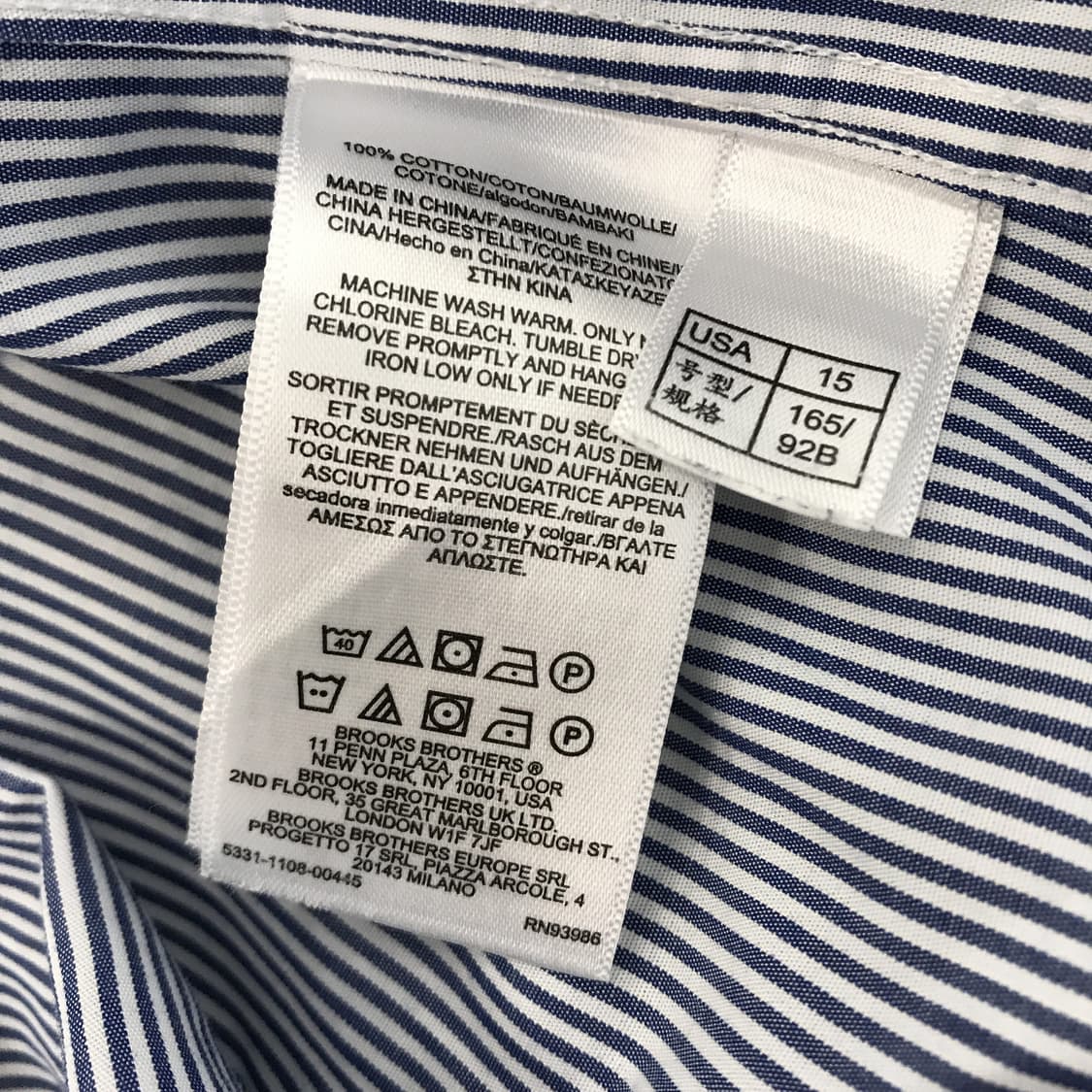 브룩스브라더스 오리지널 폴로셔츠 [90-95] 상품이미지5