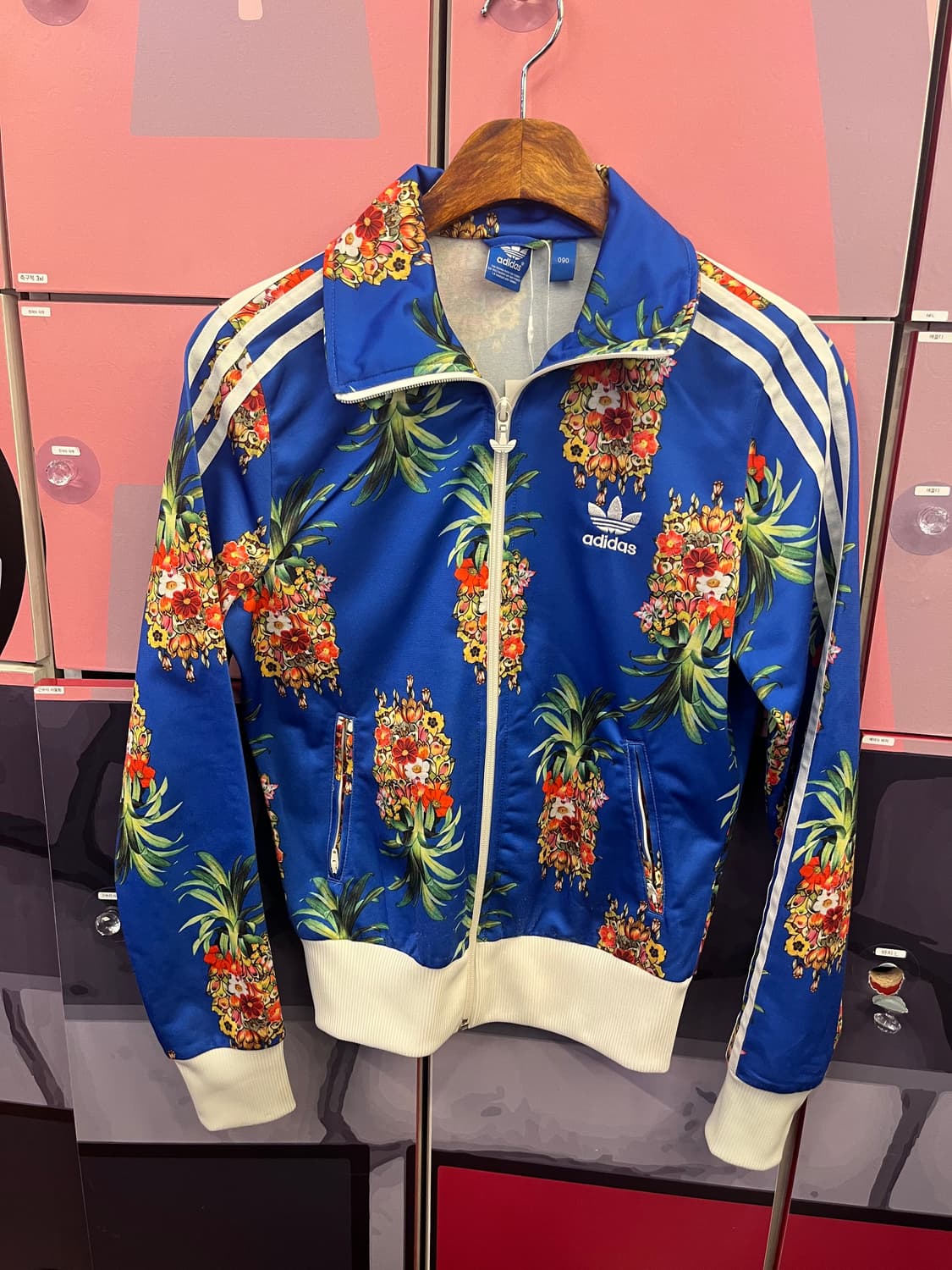 아디다스 트랙탑 크롭 져지 블루 상품이미지3