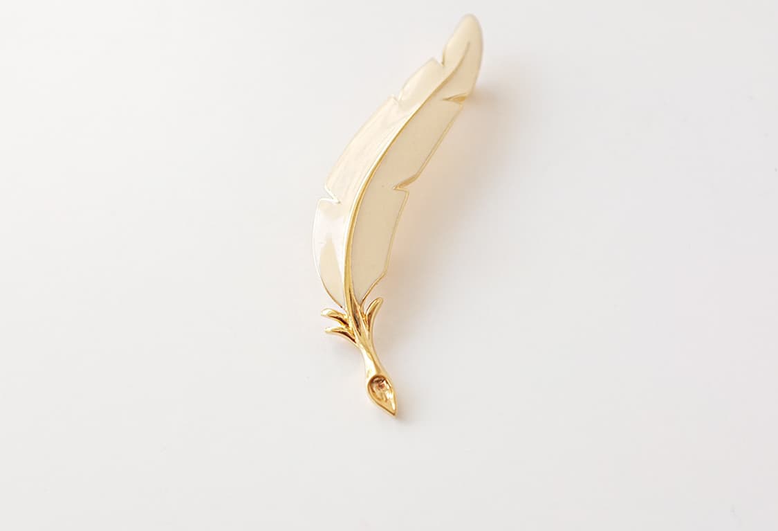 1970-1980s Monet 깃털 빈티지브로치 빈티지악세사리 상품이미지5